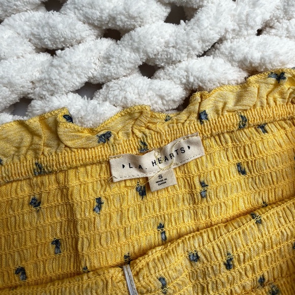 Yellow Pacsun tube top - Picture 3 of 4